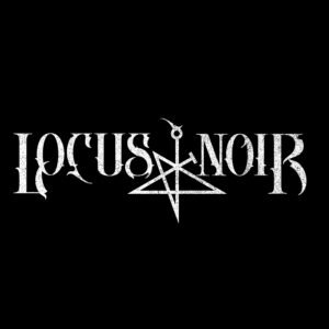 Locus Noir heavy metal band logo.