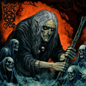 Mystic Circle black metal band album cover.