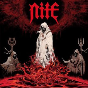 Nite metal band album cover.