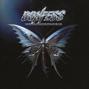 Confess Metalmorphosis album cover art.