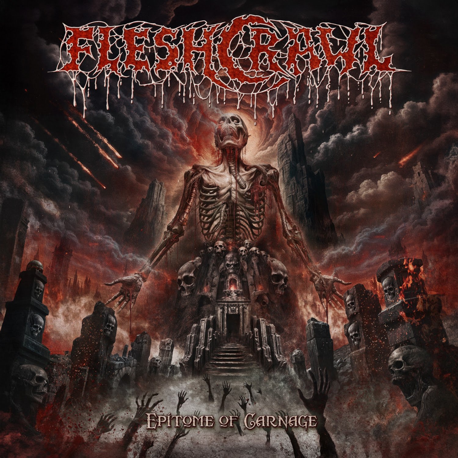 Fleshcrawl Epitome of Carnage album cover