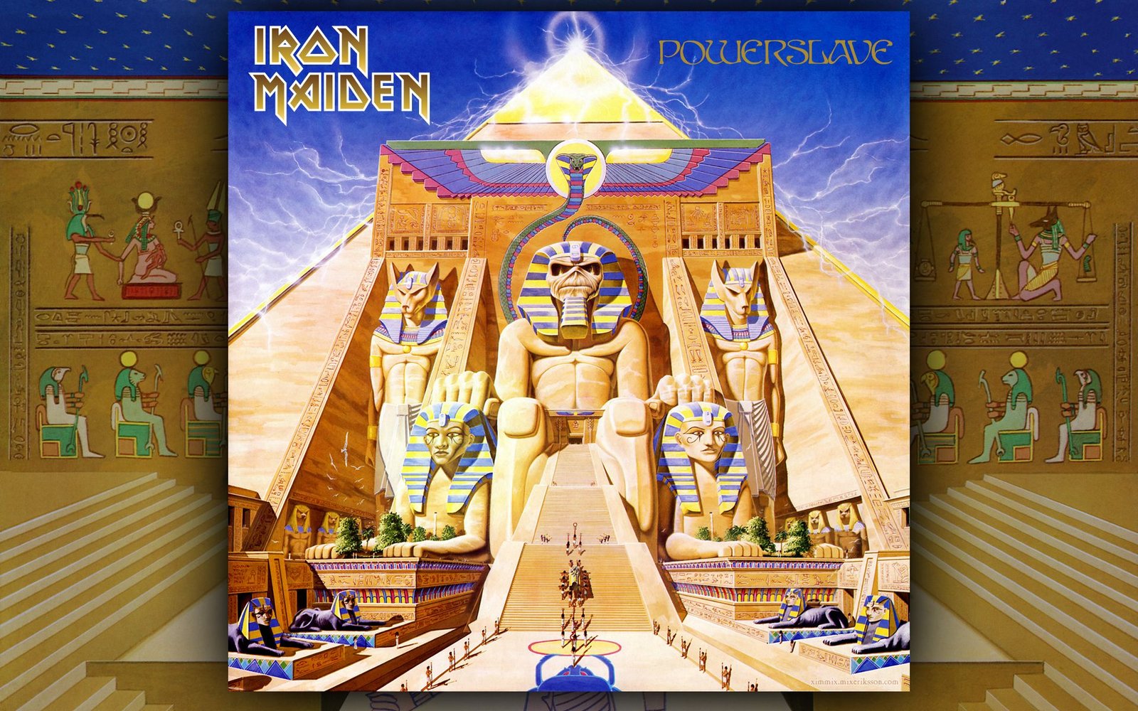 Iron Maiden Powerslave album cover